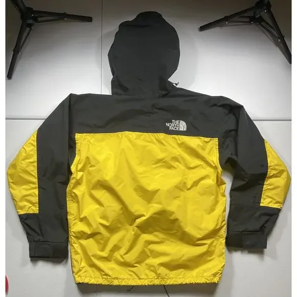 Vintage The North Face Ski Jacket Mens L Yellow Gore-Tex Full Zip Outdoor 80s - Picture 6 of 9